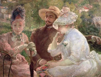 On the terrace at Sevres